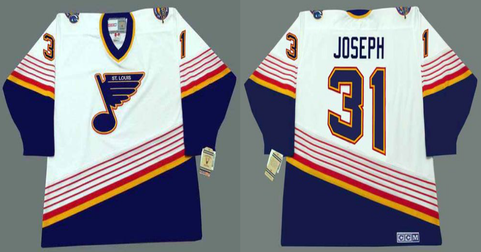 2019 Men St.Louis Blues 31 Joseph white CCM NHL jerseys